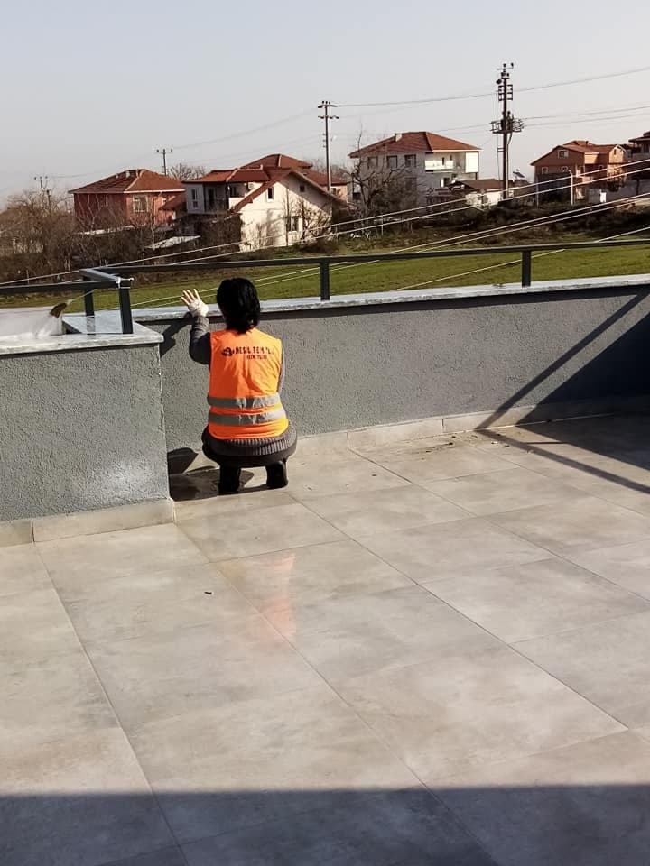 Yeni yapıda teslim temizliği